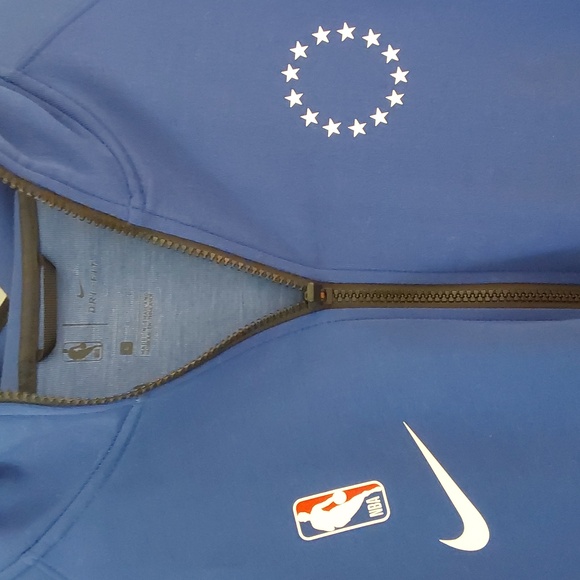 Nike Dri-fit Philadelphia 76ers Zip Up Jacket - Picture 2 of 3
